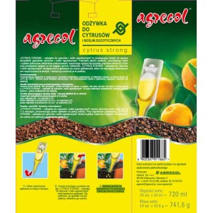 Agrecol Cytrus Strong nawóz do cytrusów kroplownik 30 ml