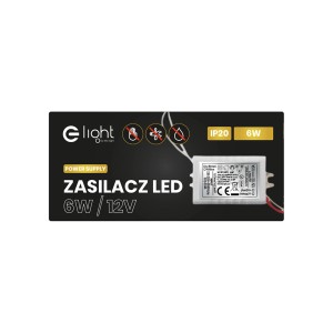 Transformator LED 6W/12V do taśm LED, zasilacz