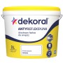 Farba Dekoral Antyrefleksyjna biała 3 l