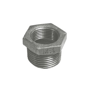 Metalowa kształtka rurowa t.b.t., gwintowana.