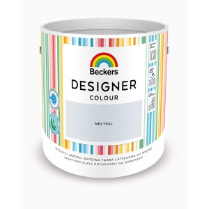 Wiadro z farbą Beckers Designer Colour do ścian, kolor Neutral.