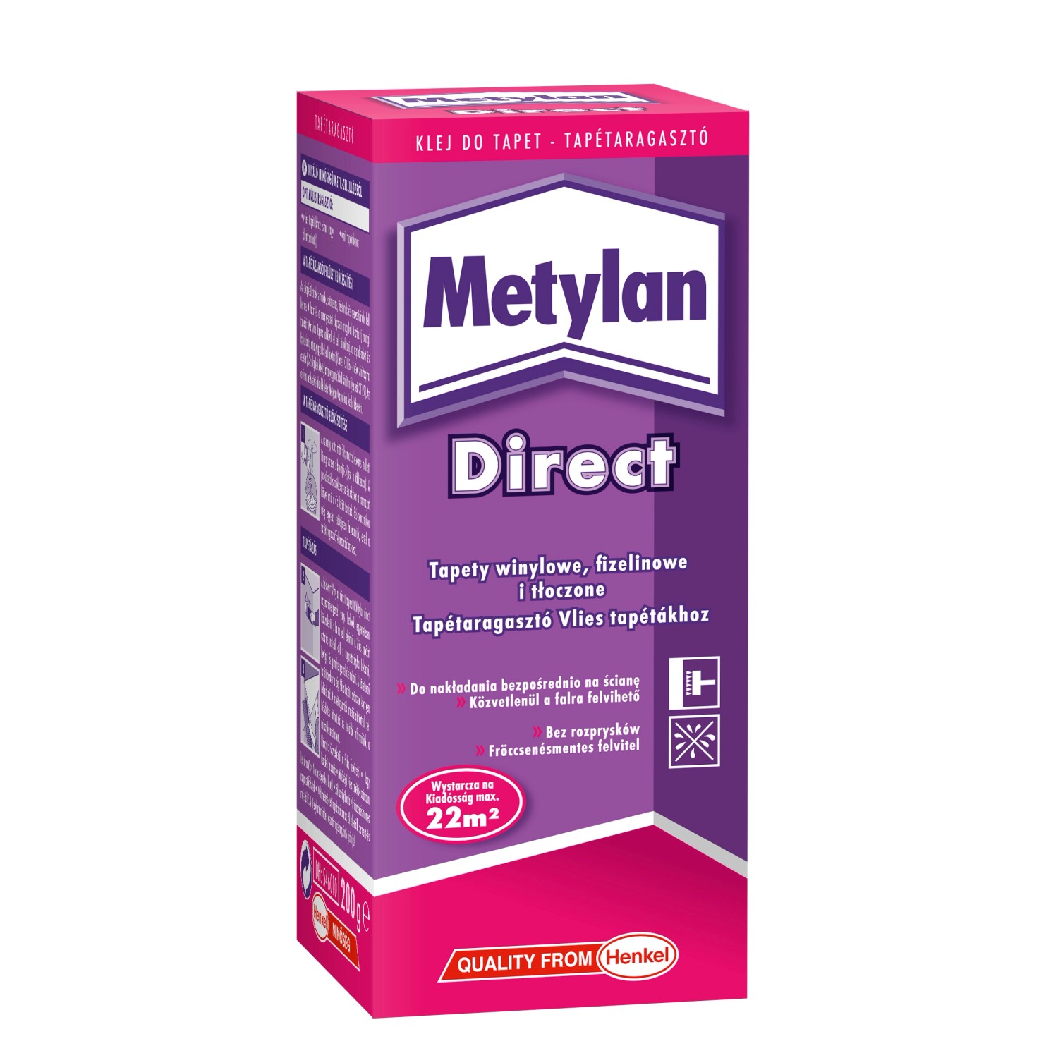 Фото - Плитка Metylan Klej do tapet Direct 200 g 