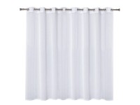 Firanka MIRA na przelotkach 290 cm x 160 cm biała Firanka MIRA na przelotkach 290 cm x 160 cm biała