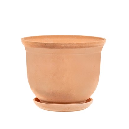 Donica z podstawką Grecka terrakota - 18,5 cm