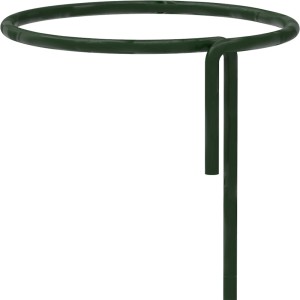 Ciemnozielony pierścień podtrzymujący rośliny t.b.t. do doniczek.