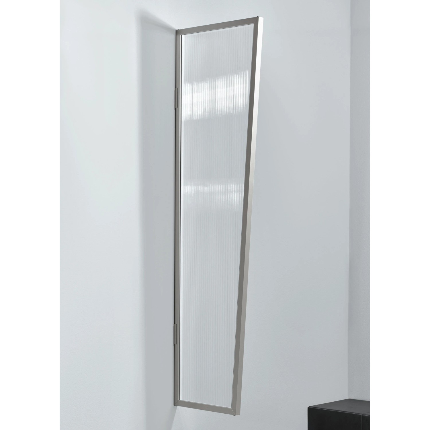 Gutta Ścianka boczna B1 bezbarwna/efekt stali PC 45x60x200 cm