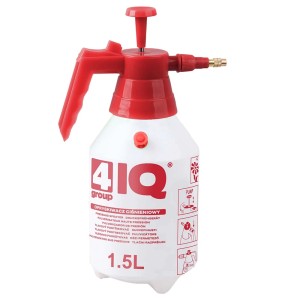 Opryskiwacz ciśnieniowy, czerwono-biały opryskiwacz ogrodowy do pielęgnacji roślin i zwalczania szkodników.