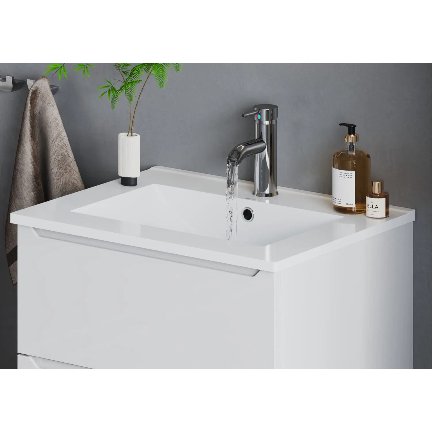Umywalka SONA wpuszczana 60 prostokątna 60x17x46_6