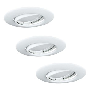 Goldlux Oprawa podtynkowa LED OLIN 3x3,5W 3000K 250lm okr. śr. 9cm biała 3-pak