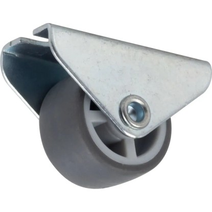 Domino Koło z płytką stałą 25mm 10kg guma