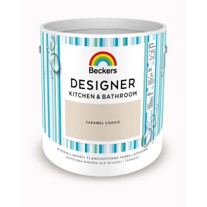 Wiadro z farbą Beckers Designer Kitchen & Bathroom, kolor Caramel Cookie.