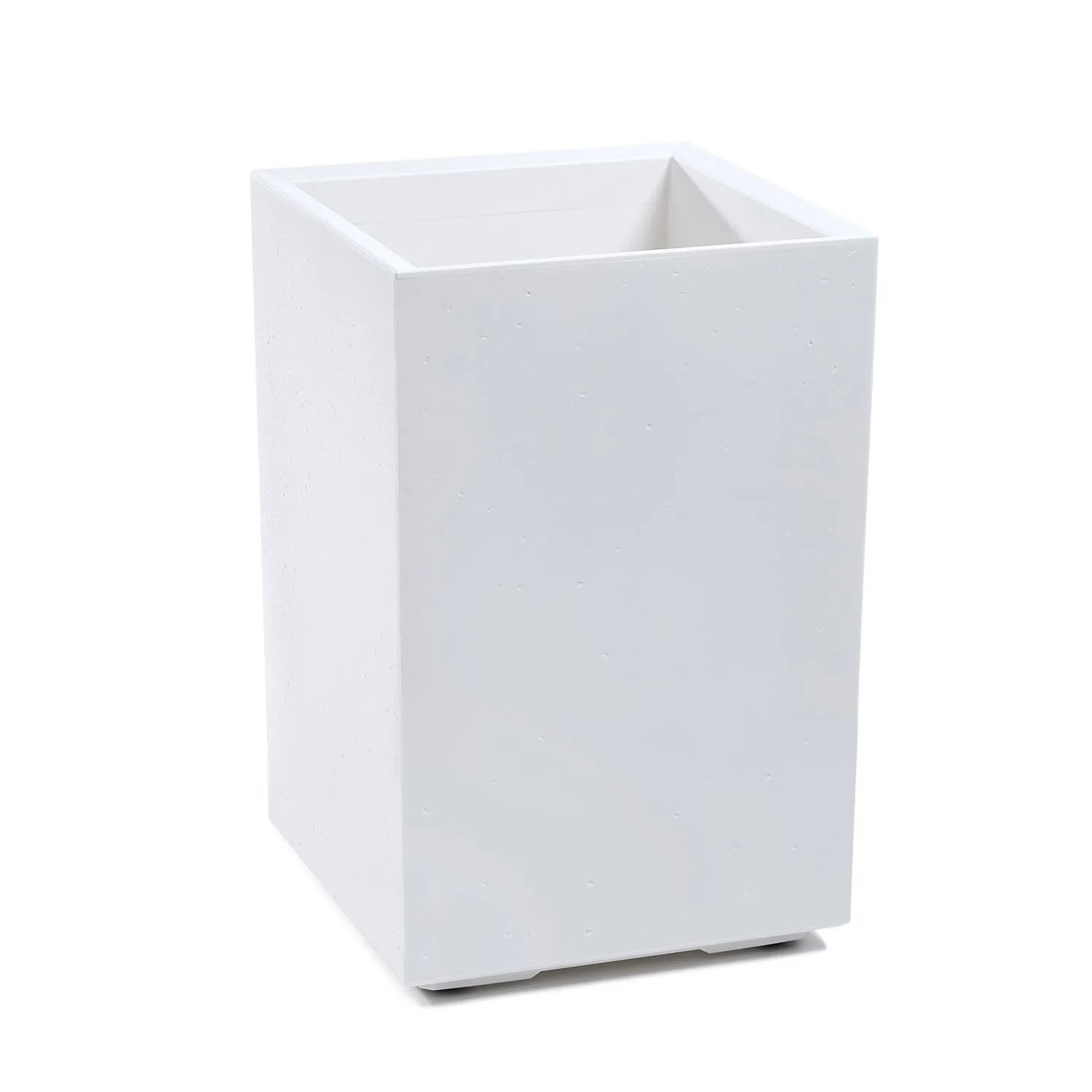 Kwietnik Karo beton kremowy recycled wym. 40x40x60 cm