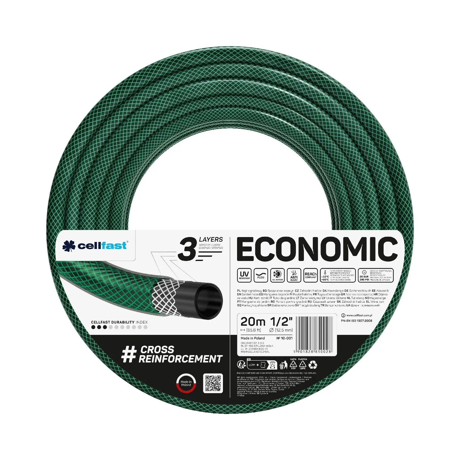 Cellfast Wąż ogrodowy Economic 13 mm (1/2") 20 m