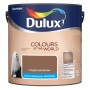 Wiadro z farbą Dulux Colours of the World, odcień Indyjski Palisander, matowa farba lateksowa do ścian.