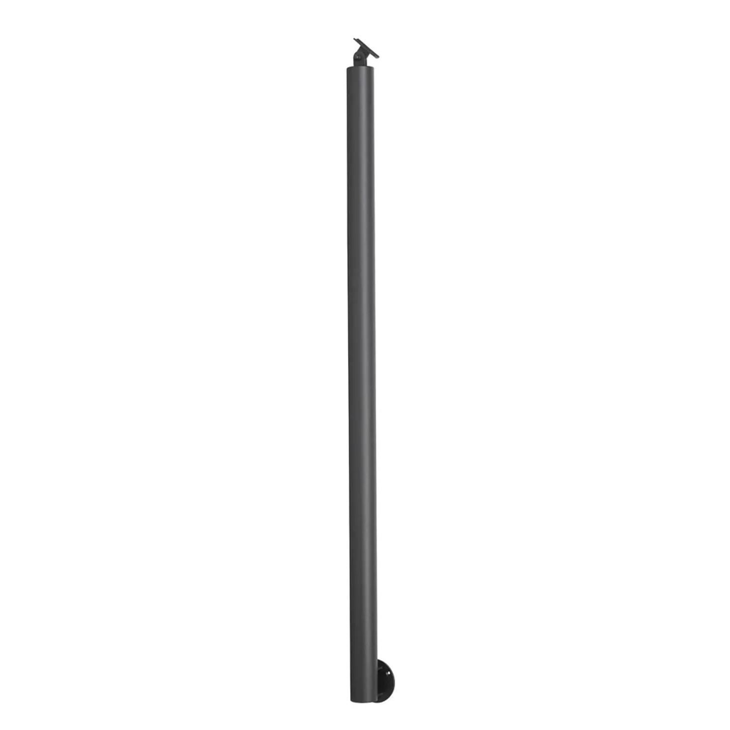 Kornik Słupek okrągły pionowy nierdzewny śr. 80 mm dł. 1200 mm antracyt