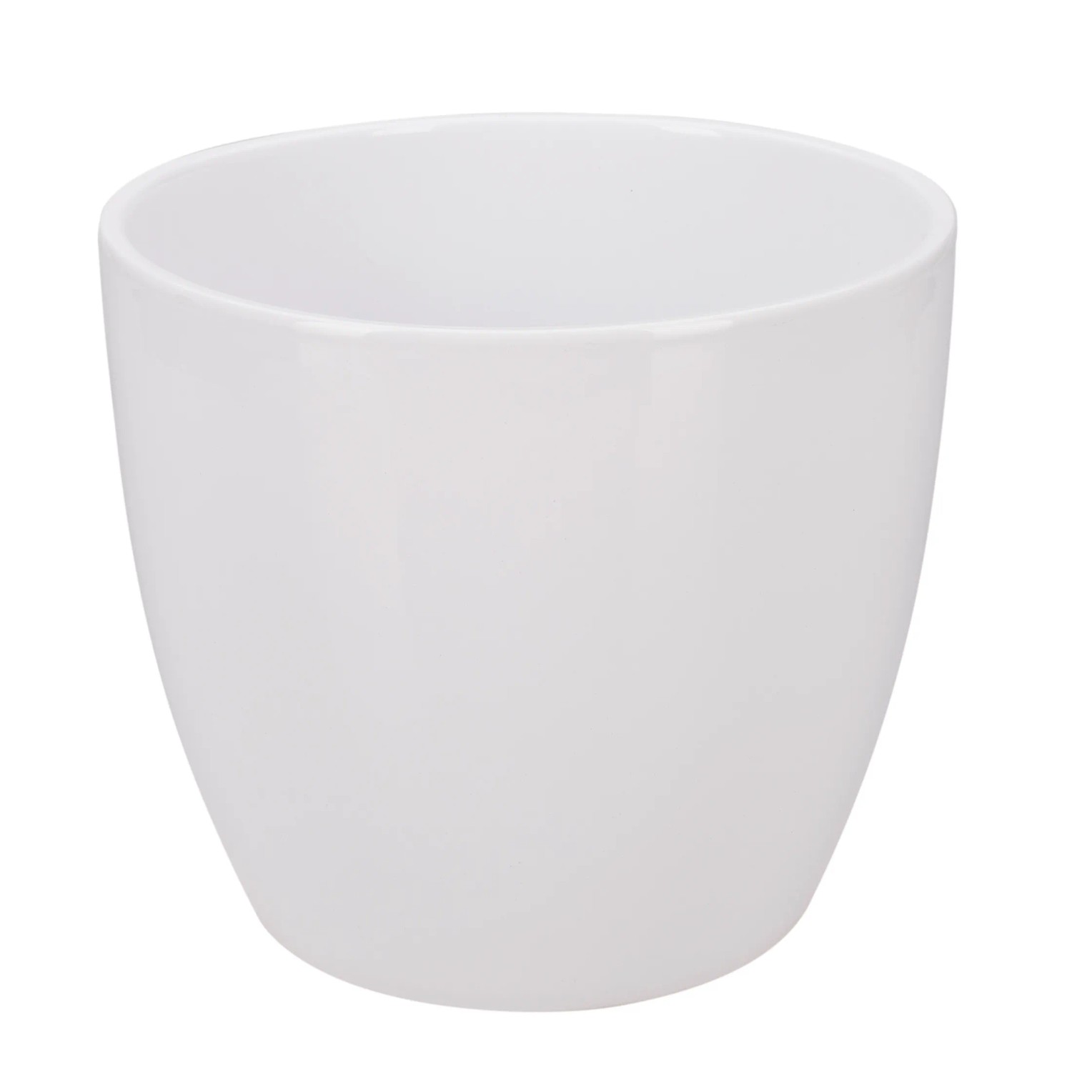 Osłonka ceramiczna Irys biała - śr. 22 cm