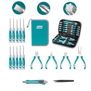 TOTAL Tools Zestaw narzędzi precyzyjnych - 16 cz.