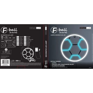 Goldlux Neon LED F-BALL USB-A 3W zasilany bateriami 3xAA