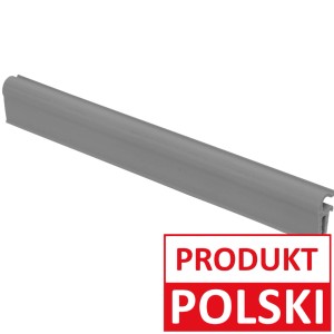 Szara listwa wykończeniowa do mat ogrodzeniowych, t.b.t.
