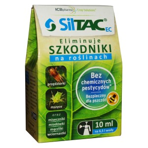 SilTac EC środek na szkodniki, 10ml, do zwalczania roztoczy, mszyc i innych szkodników.