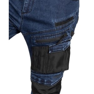 NEO TOOLS Spodnie robocze DENIM ze wzmocnieniami granatowe, roz. XXXL