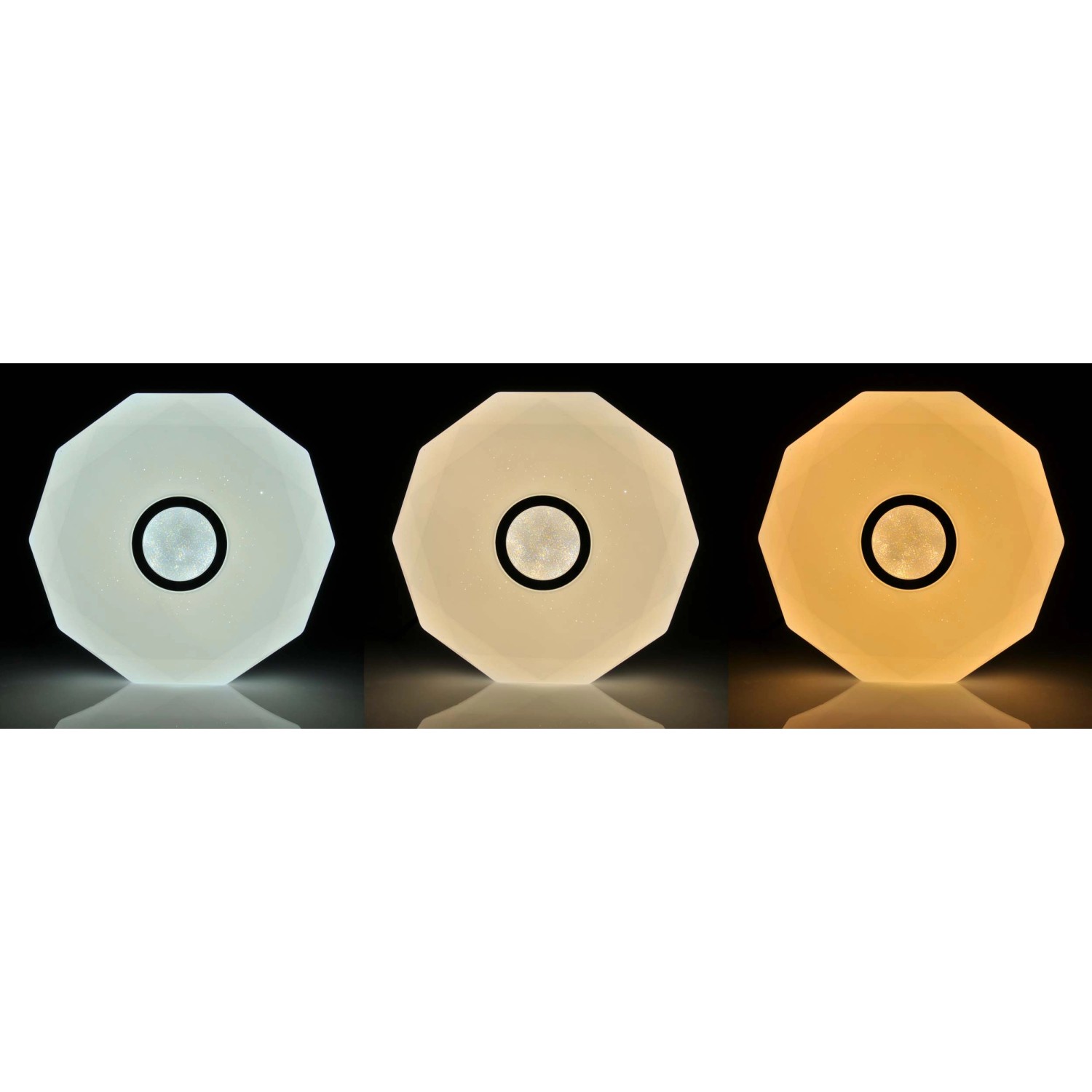 Goldlux Plafon LED DIAMOND z pilotem 48W 3000/4000/6000K 5200lm biały