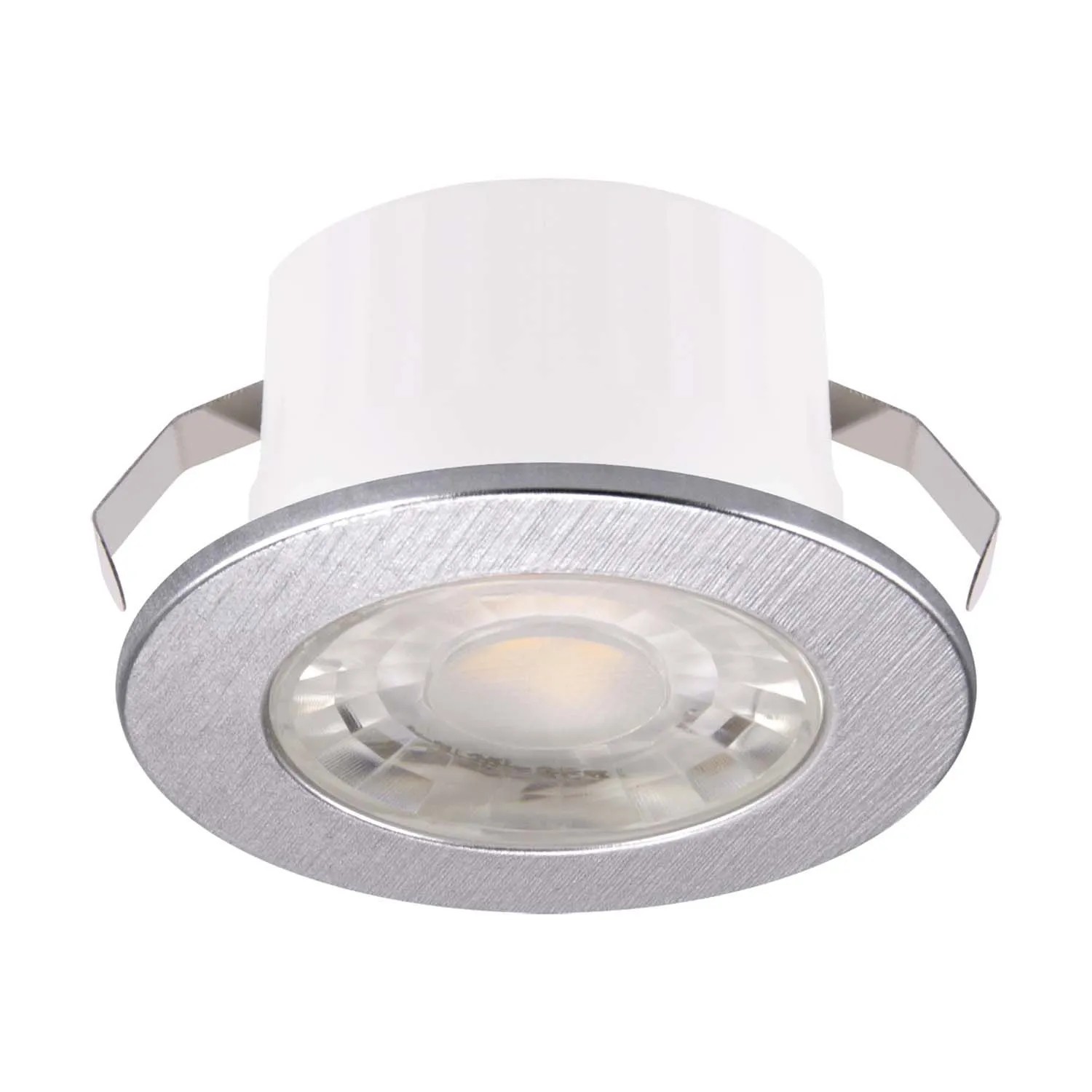 Struhm Lampa podtynkowa FIN LED C 3W 4100K 245lm IP44 śr. 4,4cm srebrna