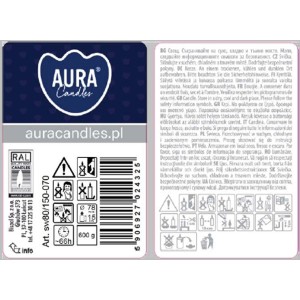 Instrukcje pakowania świec zapachowych t.b.t.: Przestrzegać zasad bezpieczeństwa.