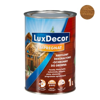 LuxDecor Impregnat do drewna dąb 1 l
