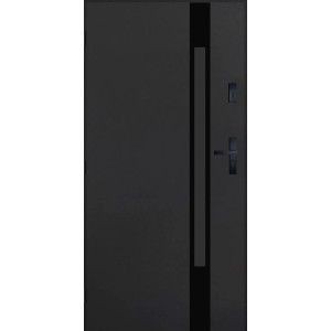 Pantor Drzwi zewnętrzne  stalowe MONACHIUM antracyt 90L
