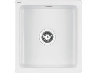 Zlewozmywk Sabor 1-kom. biały 45x47,5 cm