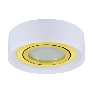 Struhm Lampa podtynkowa ODYN C 1xGU10/MR16 35W śr. 9,3cm biała/złota