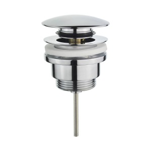 Błyszczący zawór spustowy do umywalki, część kategorii Syfony do umywalek.