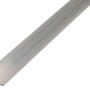 Srebrny, równoramienny profil kątowy aluminiowy, 10x10x1000 mm.