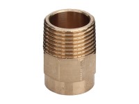 Nypel LW/GZ 15mm x 1/2 mosiądz