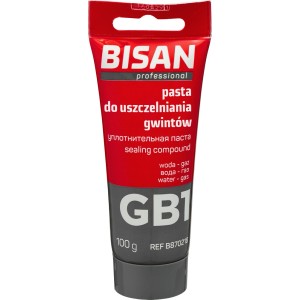 Pasta uszczelniająca Bisan GB1, tuba 100g do uszczelniania gwintów.