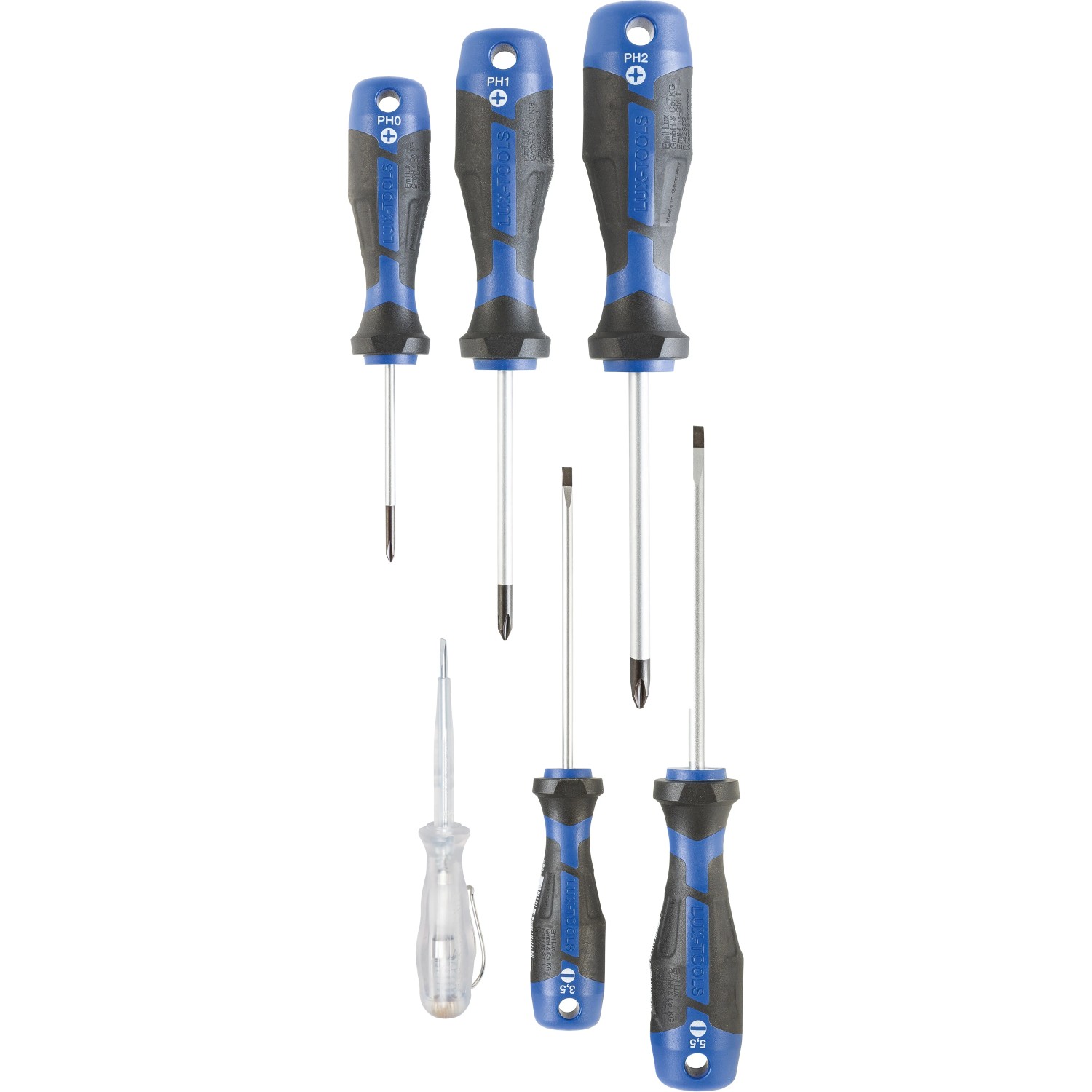 LUX-TOOLS Zestaw wkrętaków - 6 cz.