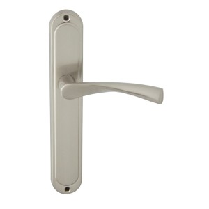 Klamka do drzwi ze stali nierdzewnej do drzwi wewnętrznych.