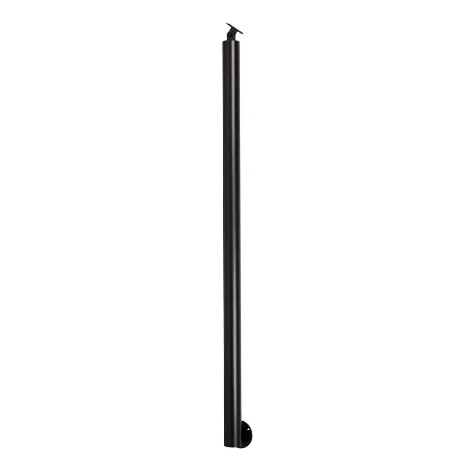 Kornik Słupek okrągły pionowy nierdzewny śr. 80 mm dł. 1200 mm czarny