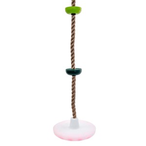 4IQ Siedzisko z liną wspinaczkową dysk LED 30 x 200 x 30 cm