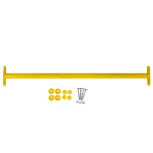 4IQ Drążek metalowy żółty dł. 90 cm, fi 32 mm