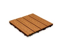 4IQ Podest kompozytowy struktura teak 30 x 30 x 2,2 cm