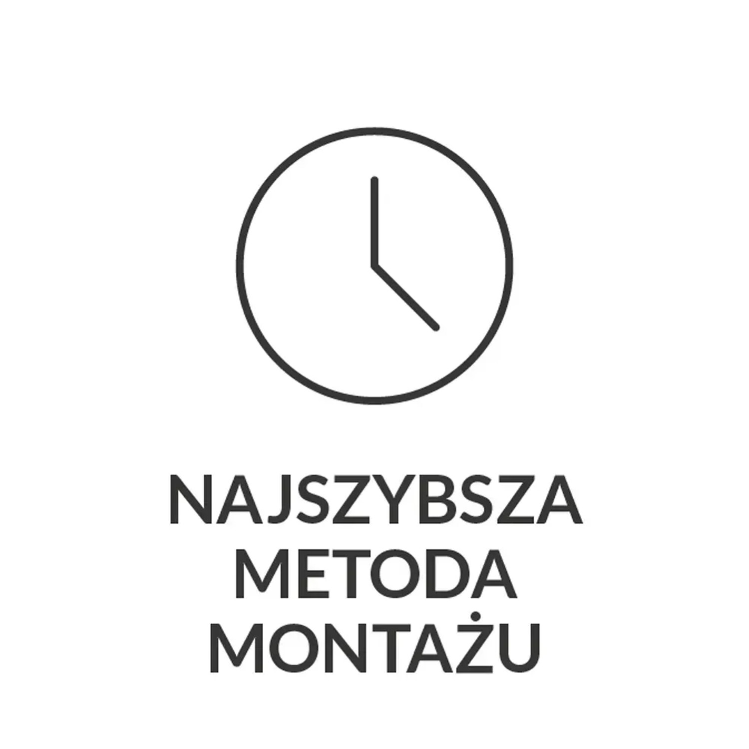 Symbol szybkiego montażu okładzin Elabrick za pomocą kleju.
