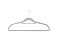 Wieszak welurowy maxi szary 5 szt. Wieszak welurowy maxi szary 5 szt.