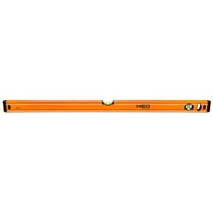 Pomarańczowa poziomica NEO Tools do precyzyjnych pomiarów.