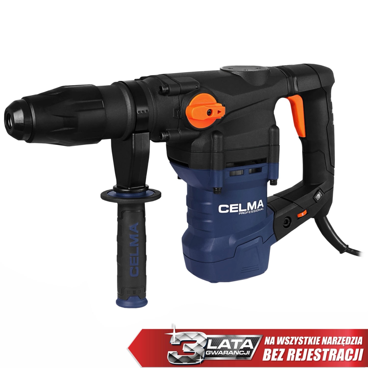 Recenzja i test CELMA Professional PRWg 40GEO 1600W SDS Max 10J — potężny młot udarowo-obrotowy