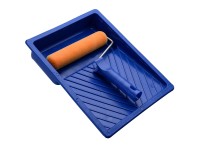 Zestaw wałek malarski flock 17 cm + kuweta Zestaw wałek malarski flock 17 cm + kuweta