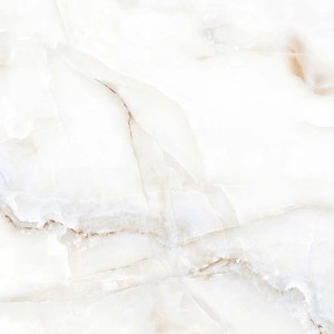 Jasna płytka podłogowa z efektem marmuru do wnętrz.