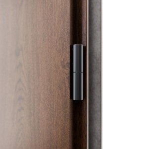 Drzwi zewnętrzne stalowe Aeris Inox orzech 100L