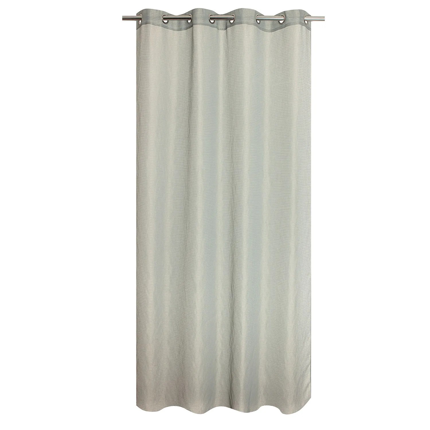Firana CILIAN na przelotkach 140 cm x 260 cm zielona